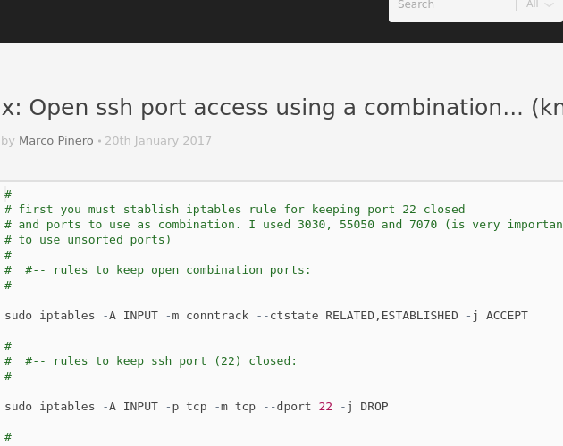 linux-open-ssh-port-access-using-a-combination-knocking-technique