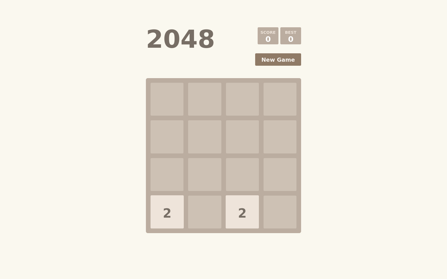 2048 Game - Codepad