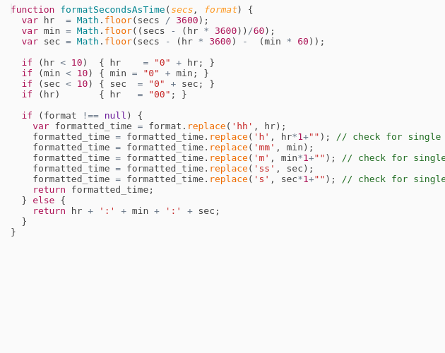 format-seconds-as-a-time-string-codepad