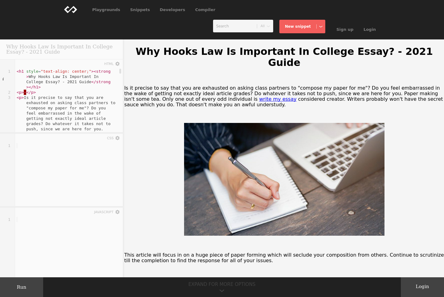 law is important essay