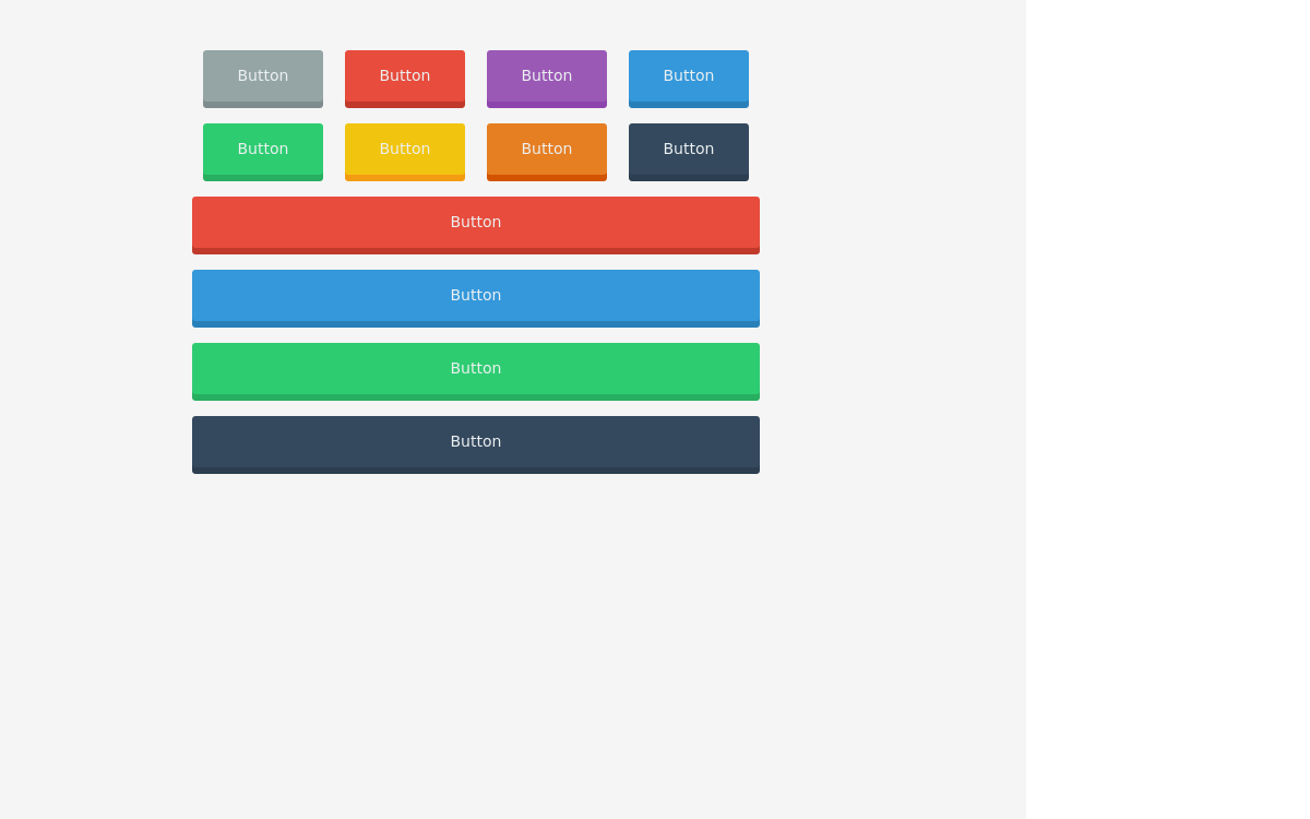 Flat CSS Buttons - Codepad