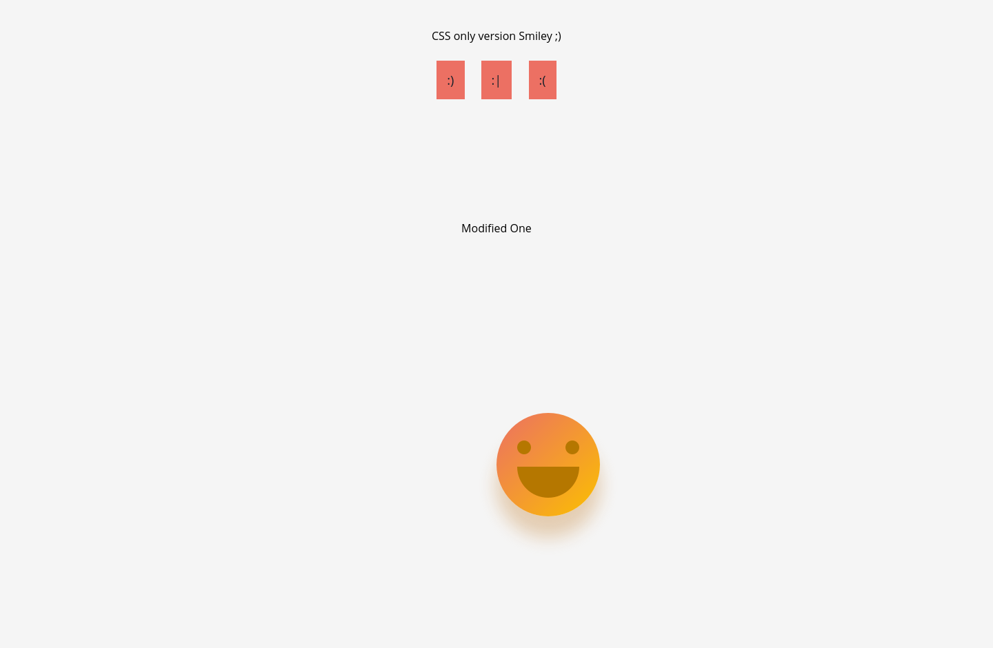 CSS SMILEY - Codepad
