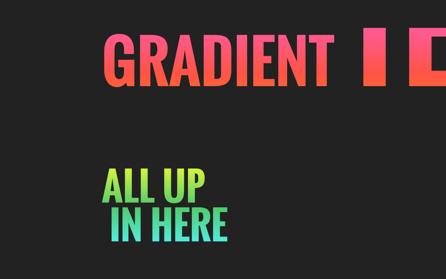 SVG Gradient Text Animation - Codepad