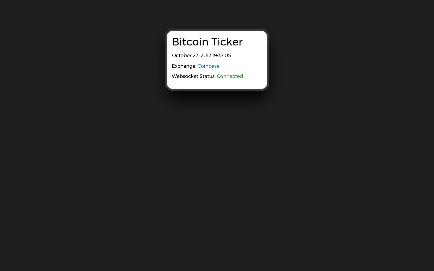 add bitcoin ticker to my website