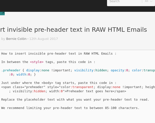 mailspring raw html